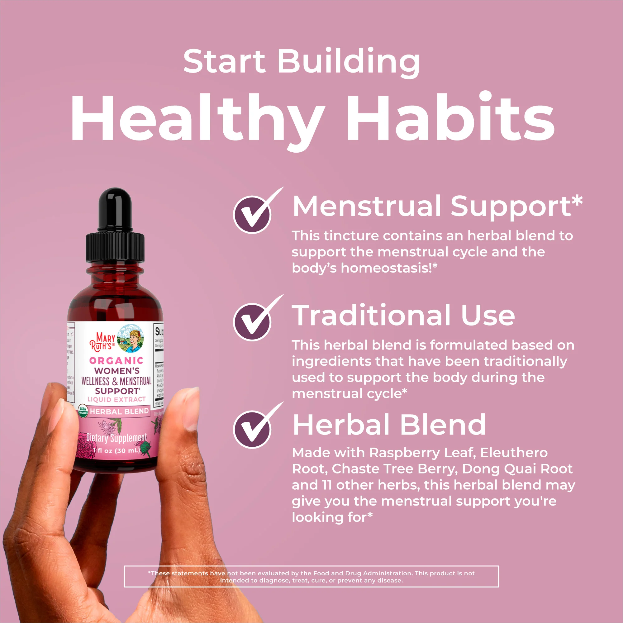 Organic Women's Wellness & Menstrual Support Liquid Drops - Image 5